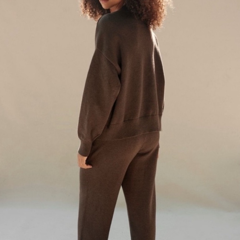 Free People Brown solar sweater set - Picture 2 of 6